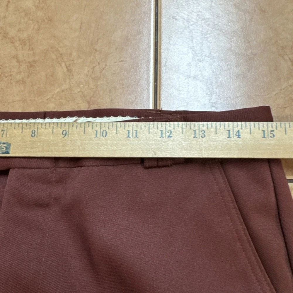 Montgomery Ward Polyester Suit Sz 38L Blazer 30 x 33 Pants True Vintage Flared